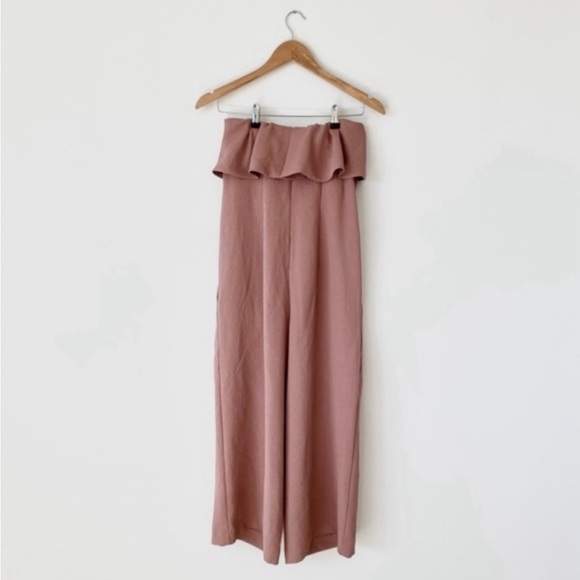 Aritzia Babaton flutter pink jumpsuit - Picture 2 of 12